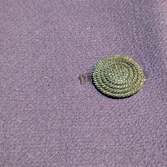 J. CREW Aubergine Peacoat size 2 Classic Timeless Preppy - Picture 5 of 8